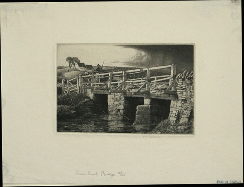 Stanley Ray Badmin. Swinbrook Bridge.