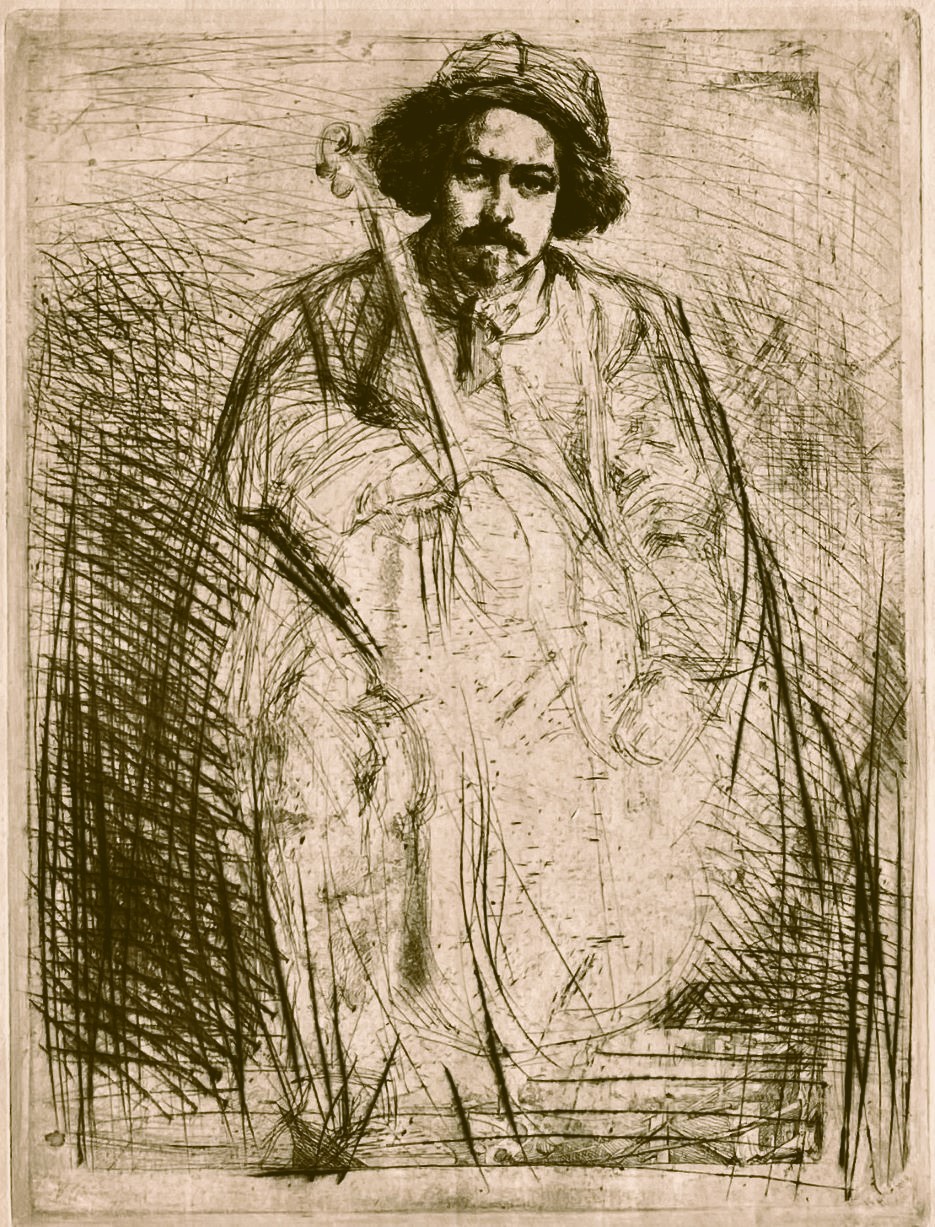 James Abbott McNeill Whistler etching - Becquet.