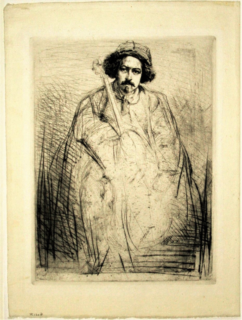 James Abbott McNeill Whistler etching - Becquet.